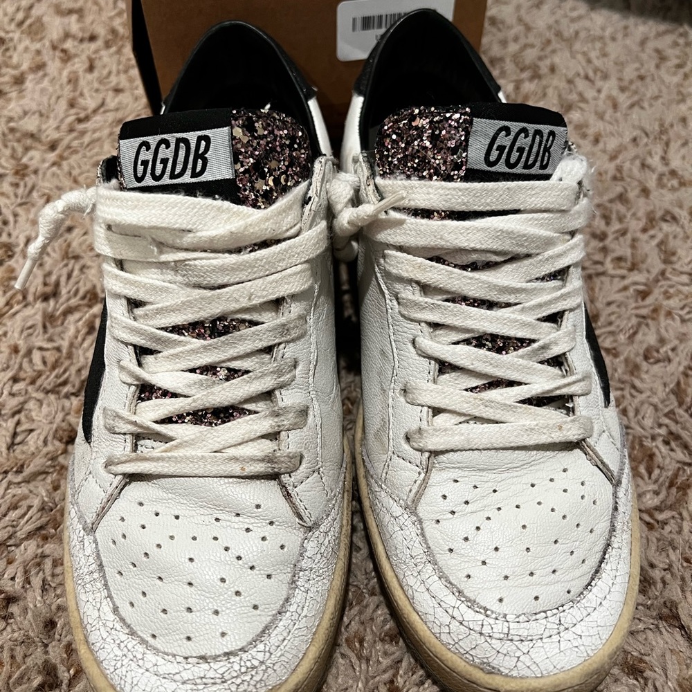 Golden Goose Ballstar - glitter tongue